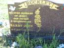 Barry John BUCKLEY
b: 29 Jun 1942, d: 14 Jan 2001
(hisband of Jenny)
Lowood General Cemetery