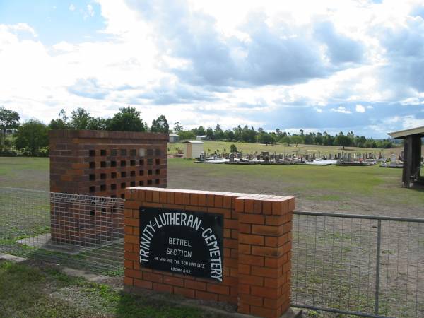 Lowood Trinity Lutheran Cemetery (Bethel Section), Esk Shire  | 