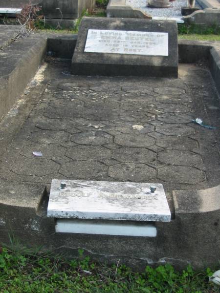 Emma BEUTEL, died 26 Jan 1904 aged 19 years;  | Rudolf A. DEVANTIER;  | Lowood Trinity Lutheran Cemetery (Bethel Section), Esk Shire  | 
