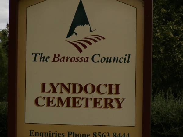 Lyndoch cemetery,  | Barossa Valley,  | South Australia  | 