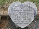 
Roy Edward SCHILF, son brother,
died 10 Feb 1928 aged 3 years 8 months;
Ma Ma Creek Anglican Cemetery, Gatton shire
