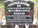 
John Edward PLANT,
son brother,
died 13 Sept 1983 aged 15 years;
Ma Ma Creek Anglican Cemetery, Gatton shire
