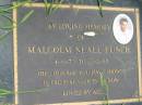 
Malcolm Neale FUNCH,
4-6-73 - 11-2-95;
Maclean cemetery, Beaudesert Shire
