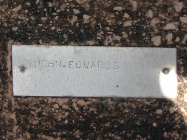 John EDWARDS;  | Maclean cemetery, Beaudesert Shire  | 