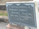Margaret GLOVER, 1863 - 1944; George GLOVER, 1962 - 1928; Marburg Lutheran Cemetery, Ipswich 
