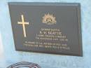 R.H. BEATTIE, died 7 Nov 1966 aged 58 years; husband of Lil, father of Nev, Dud, Virginia, Lor, Ben, Geoff, Des & Estelle; Marburg Lutheran Cemetery, Ipswich 