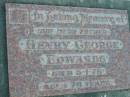 Henry George EDWARDS, father, died 5-1-76 aged 70 years; Marburg Lutheran Cemetery, Ipswich 