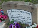 George Hermann FROHLOFF, father, died 15-8-1993 aged 74 years; Marburg Lutheran Cemetery, Ipswich 