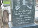 Wilhelm Frederick MARTENS, died 19 May 1933 aged 50 years; Marburg Lutheran Cemetery, Ipswich 