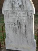 Henry Albert QUALISCHEFSKI, born 3 Dec 1883 died 23 May 1906 aged 22 years; Marburg Lutheran Cemetery, Ipswich 
