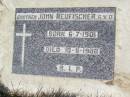 
(Brother) John NEUFISCHER,
born 6-7-1901 died 10-11-1980;
Woodlands cemetery, Marburg, Ipswich
