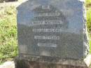 Mary WATSON,
mother,
died 25 Aug 1943 aged 77 years;
Maroon General Cemetery, Boonah Shire