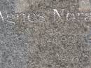 Agnes Norah NEWMAN,
20-3-1906 - 14-1-1993 aged 86 years;
Maroon General Cemetery, Boonah Shire