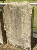 George FURBER, murdered Tinana Creek 3 Dec 1855 aged 45 years; Joseph Thomas WILMSHURST, son-in-law of George FURBER, murdered Tinana Creek 3 Dec 1855 aged 28 years; Mrs W. FURBER, died 21 Aug 1850 aged 63 years, leaving husband & family; murdered Tinana Creek 3 Dec 1855 aged 45 years; Pioneer Cemetery, Maryborough 