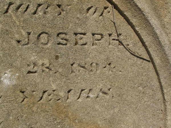 Timothy Joseph LEANE,  | died 23 Feb 1894 aged 24 years;  | John Patrick LEANE,  | died 20 Aug 1882 aged 6 months;  | sons of John & Hanorah LEANE;  | Meringandan cemetery, Rosalie Shire  |   | 
