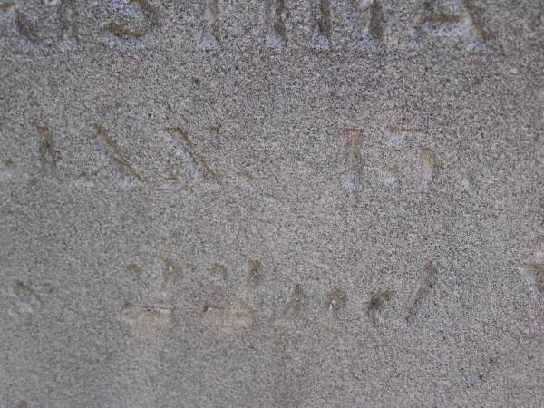 Albert SOMMER,  | son of John & Christina SOMMER,  | died 15 Jan 1902 in 22nd year;  | Meringandan cemetery, Rosalie Shire  |   | 
