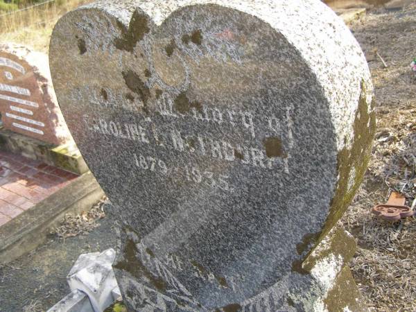 Caroline L. NORTHDURFT,  | 1879 - 1935;  | Meringandan cemetery, Rosalie Shire  | 