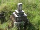James P. HANSON,
died 7 March 1921 aged 56 years;
Milbong General Cemetery, Boonah Shire
Research contact: Gay Fielding
Descendants of Mary MEIKLE
1. MARY MEIKLE ( was born 24 March 1850 in Waterside, Ayrshire, Scotland, and died 10 May 1927 in Milbong Queensland Ausralia. . She married (2) JAMES PETER HANSON 29 December 1874 in Six Mile Creek,Via Ipswich Queensland Australia. He was born 1841 in Eskdale, Finland, and died 14 June 1929 in Milbong, Queensland, Australia.
Children of MARY MEIKLE and JAMES HANSON are:
3. ii. MARY CECILIA HANSON, b. 15 December 1875; d. 14 January 1898, MILBONG, QLD
4. iii. JANE MATILDA HANSON, b. 19 April 1877, BUNDAMBA, WEST MORETON, QLD; d. 30 May 1959, BOONAH, QLD.
5. iv. WILLIAM GEORGE HANSON, b. 16 January 1879, Bundamba, West Moreton, Queensland, Australia; d. 3 April 1961, Wondai, Queensland, Australia.
6. v. JANET MEIKLE HANSON, b. 19 April 1882; d. 8 March 1965.
7. vi. JAMES PETER HANSON, b. 27 September 1884; d. 7 March 1921, MILBONG, QLD.