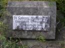 Frederick C. WEGENER,
died 20 Jan 1928 aged 14 weeks;
Milbong General Cemetery, Boonah Shire