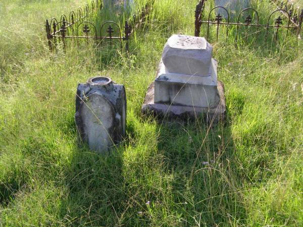 William FINNEY,  | died 23 May 1898 aged 82 years;  | Milbong General Cemetery, Boonah Shire  | 