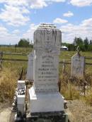 
Friedrich Wilhelm Fritz BEITZEL,
born 21 Dec 1880 died 29 June 1915;
Milbong St Lukes Lutheran cemetery, Boonah Shire
