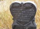 Bryda O. FRIEBERG,
wife mother,
died 27 Oct 1950 aged 34 years;
Milbong St Lukes Lutheran cemetery, Boonah Shire