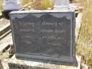 
Henrietta Johanna BADKE,
died 6 April 1937 aged 71 years;
Milbong St Lukes Lutheran cemetery, Boonah Shire
