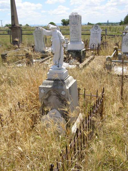 Wilhelmine, wife of F.W. STEPHAN,  | died 19 Jan 1911 aged 48 years;  | Milbong St Luke's Lutheran cemetery, Boonah Shire  | 