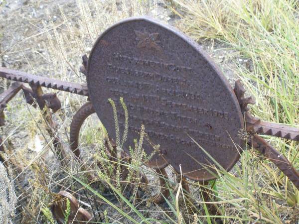 Eliesabeth DOBELI,  | born 13 Apr 1934  | died 18 Sept 19035;  | Milbong St Luke's Lutheran cemetery, Boonah Shire  | 