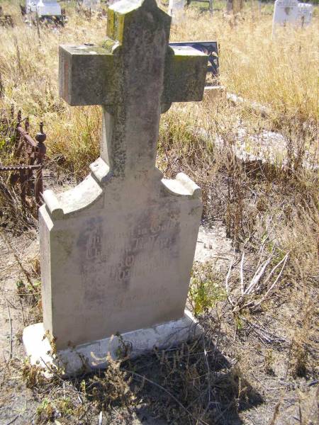 Christian ROSSOW,  | born 3 Oct 1822 died 10 May 1899;  | Milbong St Luke's Lutheran cemetery, Boonah Shire  | 