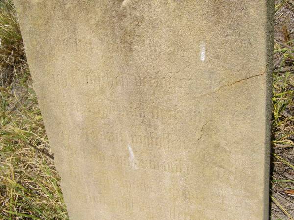 Milbong St Luke's Lutheran cemetery, Boonah Shire  | 