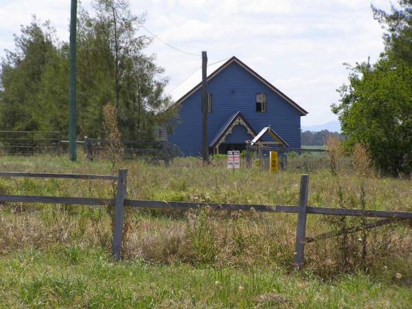 former church?,  | Milbong St Luke's Lutheran cemetery, Boonah Shire  | 