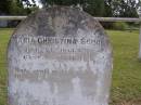 
Maria Christina SCHULZ,
born 25 July 1817 
died 2 April 1897;
Minden Baptist, Esk Shire
