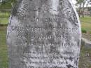 
Johann Carl Martin NEUENDORF,
born 27 April 1833 died 13 Jan 1899;
Minden Baptist, Esk Shire
