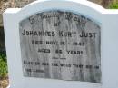 
Johannes Kurt JUST
16 Nov 1943, aged 86
Minden Zion Lutheran Church Cemetery
