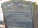Emma BEDUHN b: 4 Jun 1884, d: 27 Mar 1953, aged 68 Ernst BEDUHN b: 3 Oct 1878, d: 2 May 1958 Minden Zion Lutheran Church Cemetery 