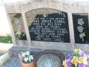 Lorna Joyce ZABEL 9 Oct 1970, aged 46 Leslie George ZABEL 20 Jun 2002, aged 80 Minden Zion Lutheran Church Cemetery 
