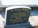 
Allan Horace WOOD
21 Feb 2002 aged 85
MindenCoolana - St Johns Lutheran 
