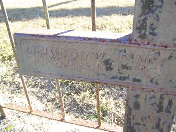 Heindrick Carl GOSCHNICK,  | 1837 - 1883;  | St Johns Evangelical Lutheran Church, Minden, Esk Shire  | 