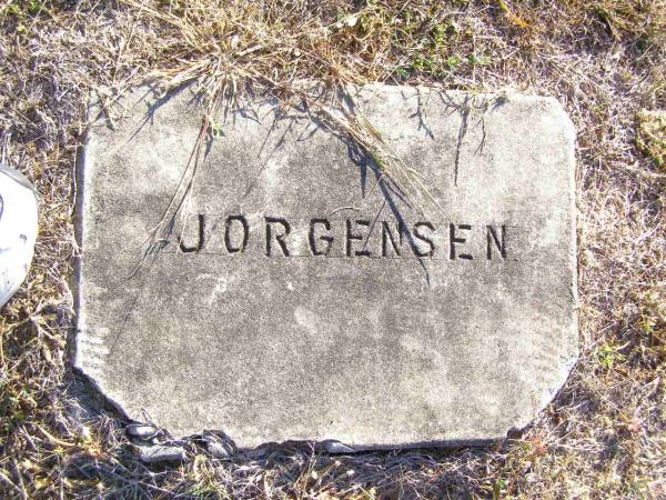 JORGENSEN;  | St Johns Evangelical Lutheran Church, Minden, Esk Shire  | 