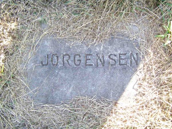 JORGENSEN;  | St Johns Evangelical Lutheran Church, Minden, Esk Shire  | 