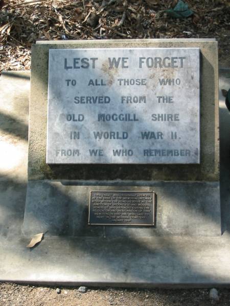Moggill Historic cemetery (Brisbane)  | 