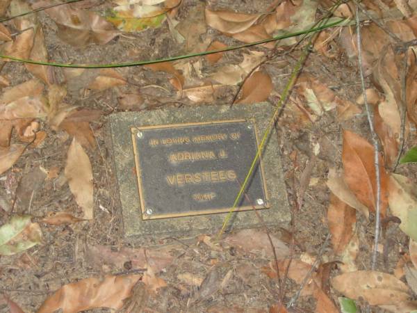 Adrianna J. VERSTEEG,  | omi;  | Mooloolah cemetery, City of Caloundra  |   | 
