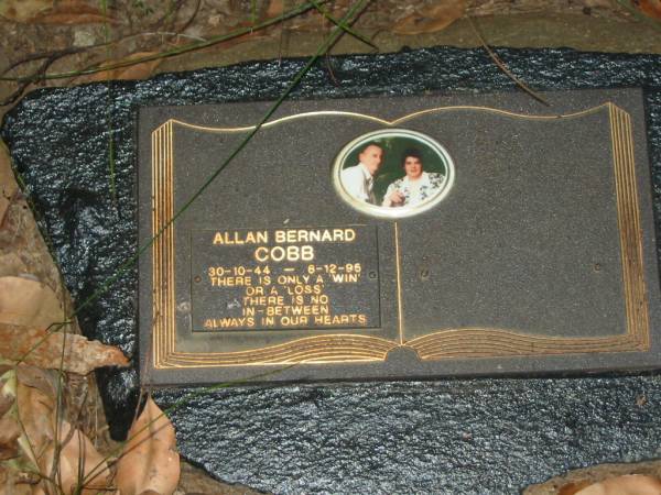 Allan Bernard COBB,  | 30-10-44 - 6-12-95;  | Mooloolah cemetery, City of Caloundra  |   | 