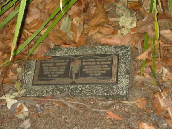 Grace PENNY,  | died 17 March 1996 aged 33? years;  | Charles H. PENNY,  | died 28 Feb 1966 aged 71 years;  | Mooloolah cemetery, City of Caloundra  |   | 