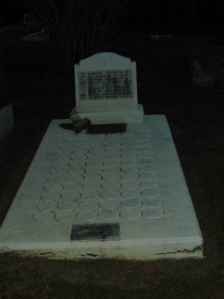 Herman ALBRECHT,  | husband father,  | died 5 Jan 1956 aged 59 years;  | Eric S. ALBRECHT,  | son brother,  | died 4 Feb 1955 aged 22 years;  | Mooloolah cemetery, City of Caloundra  |   | 