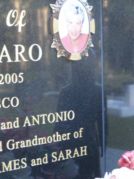 Rosaria LAZZARO,  | 16-10-1928 - 20-11-2005,  | wife of Francesco,  | mother Anna & Antonio,  | mother-in-law of Donna,  | grandmother of Cassandra, Matthew, James & Sarah;  | Mooloolah cemetery, City of Caloundra  |   | 