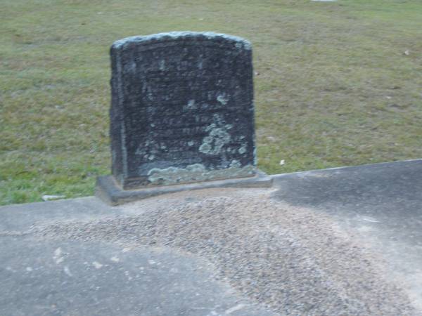 George TRAIL,  | died 22 April 1896 aged 38 years;  | Jane TRAIL,  | died 26 Aug 1947 aged 85 years;  | Anne Isobel TRAIL,  | died 7 Jan 1895 aged 3 years;  | Mooloolah cemetery, City of Caloundra  |   | 