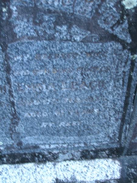 William LEACH,  | died 1 Feb 1960 aged 81 years;  | Emma LEACH,  | died 17 Feb 1937 aged 61 years;  | Mooloolah cemetery, City of Caloundra  |   |   | 