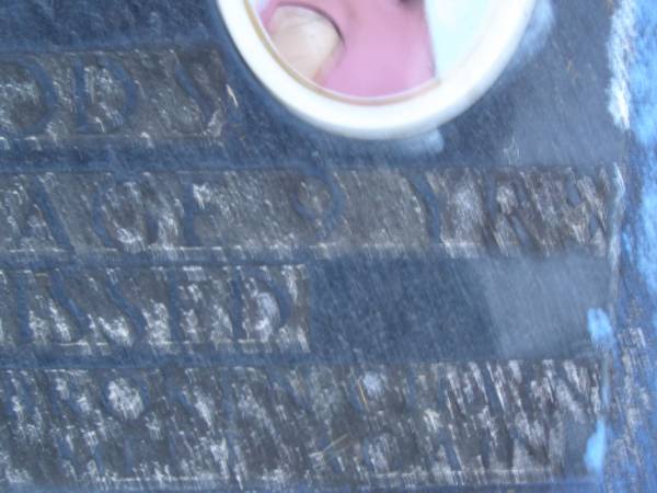 Erica Leigh MADSSEN,  | died 5-4-87 aged 9 years;  | Mooloolah cemetery, City of Caloundra  |   | 